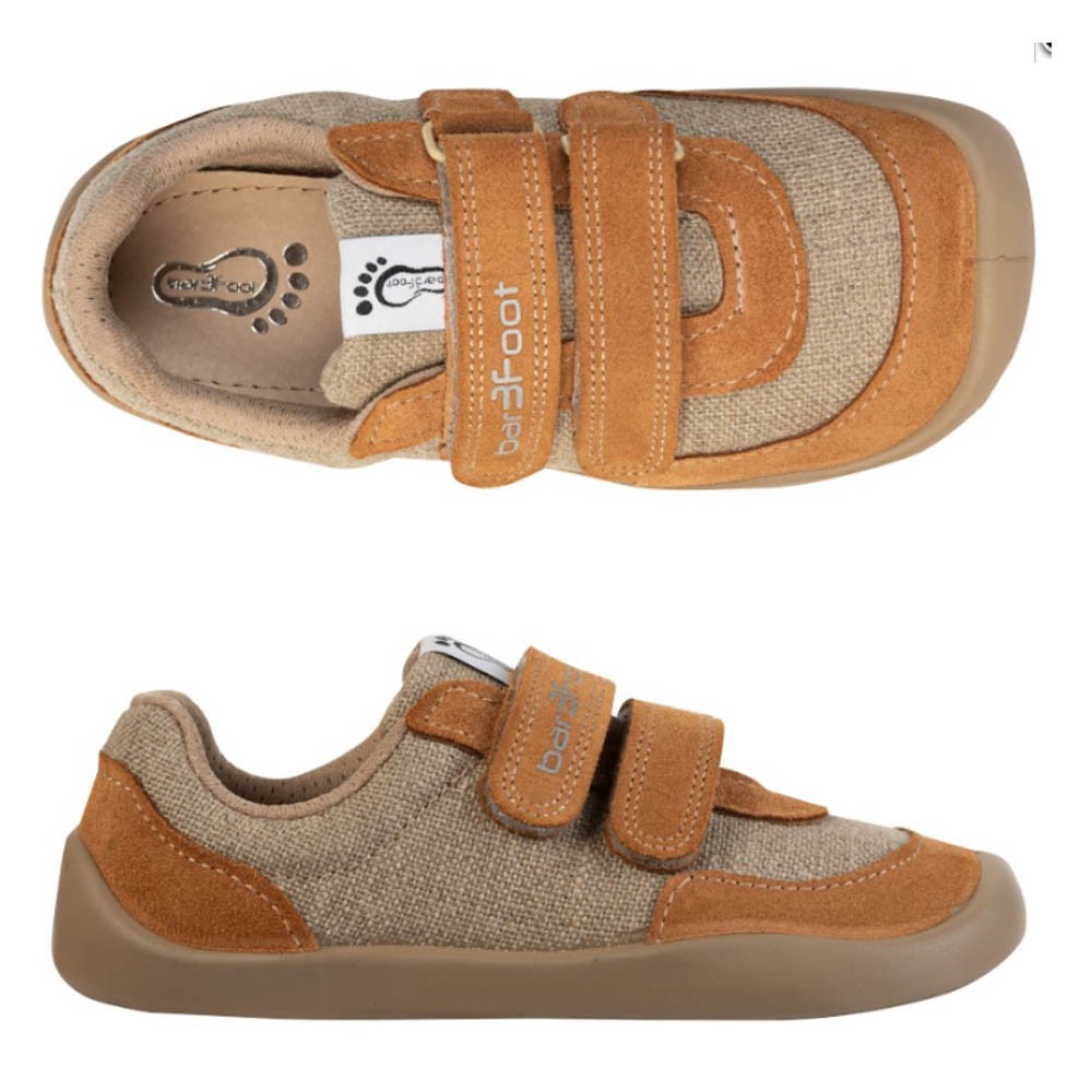 Zapatillas de lona Bar3foot Ohio Marrón suela SMILE