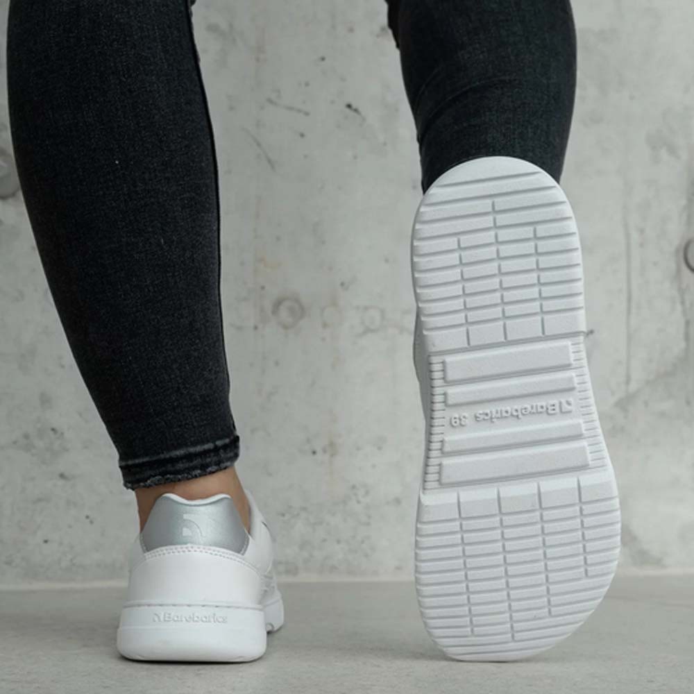 Zapatillas barefoot Barebarics Zing Fresh Blanco-Plata