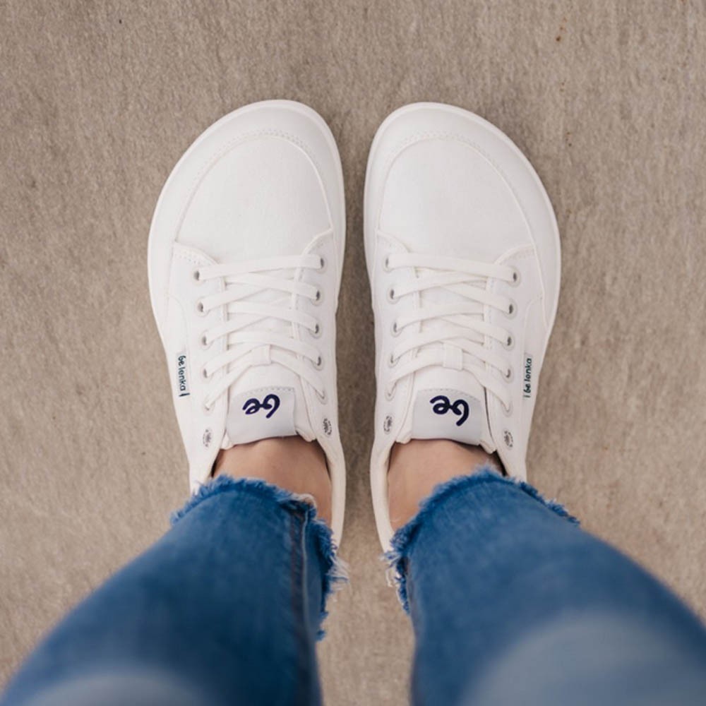 Zapatillas de lona barefoot Be Lenka Rebound Blanco