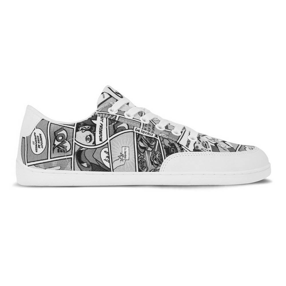 Zapatillas barefoot Be Lenka  Rebound Comics Negro-Blanco