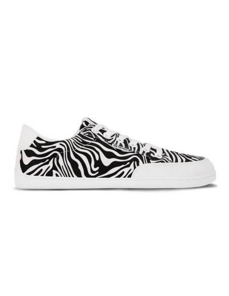 Zapatillas barefoot Be Lenka  Rebound Zebra Negro-Blanco