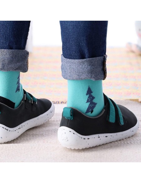 Zapatos barefoot Balenka Jolly Negro-Verde