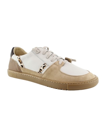 Zapatos deportivos Barefoot Blanditos Seul Blanco-Leopardo c