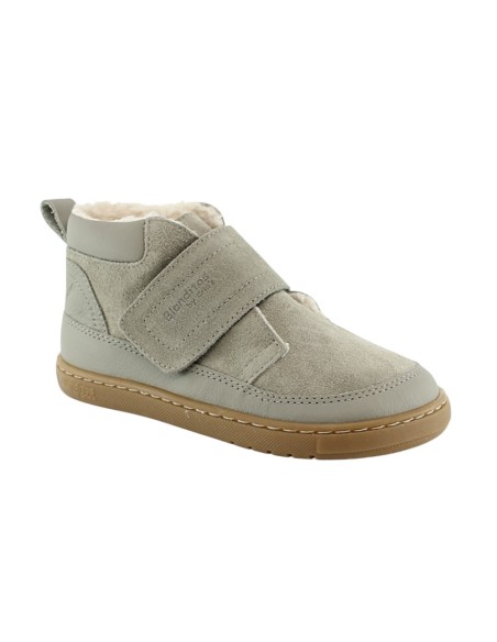 Botines forrados barefoot Blanditos Alaska Verde