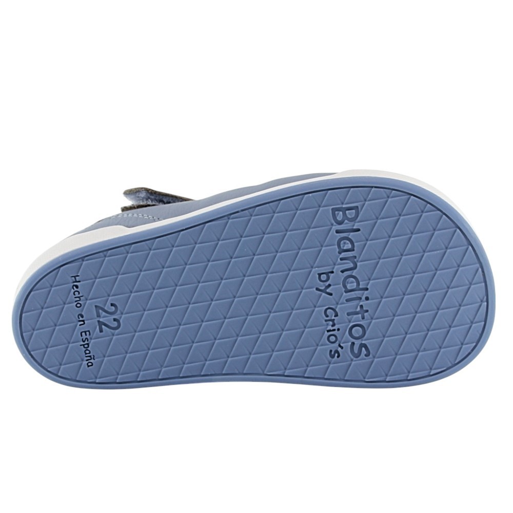 Sandalias cerradas barefoot Blanditos Oceano Azul