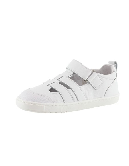 Calzado barefoot sandalia Blanditos Milos Blanco