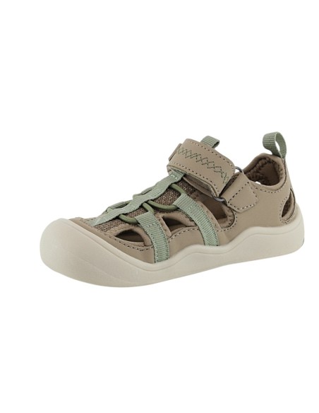 Sandalia deportiva barefoot Blanditos Olimpo Taupe