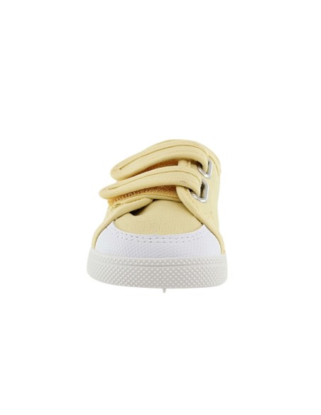 Zapatillas barefoot de lona Blanditos Coco Amarillo