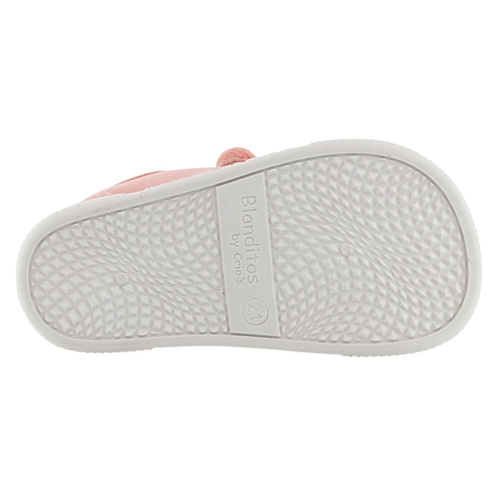 Zapatillas barefoot de lona Blanditos Coco Rosa