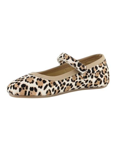 Merceditas barefoot Blanditos Ballet Animal print