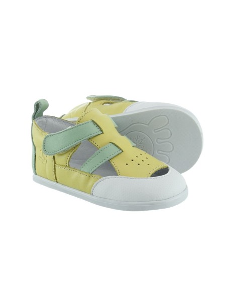 Sandalias  Blandy Shoes Málaga Amarillo-Verde