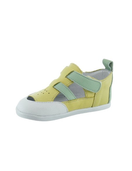 Sandalias  Blandy Shoes Málaga Amarillo-Verde