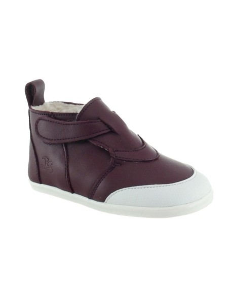 Zapatos respetuosos Blandy Shoes Gerona Borreguillo Granate