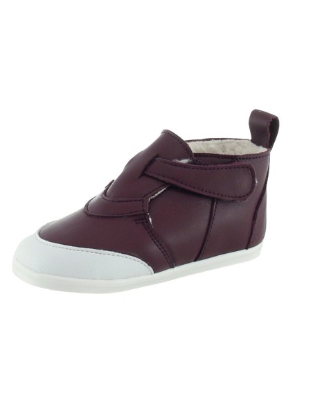 Zapatos respetuosos Blandy Shoes Gerona Borreguillo Granate
