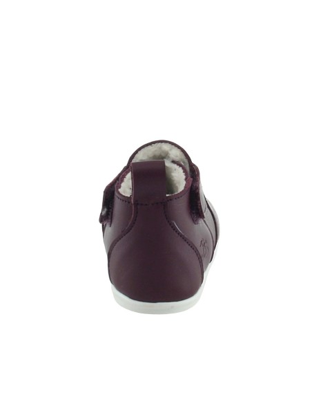 Zapatos respetuosos Blandy Shoes Gerona Borreguillo Granate