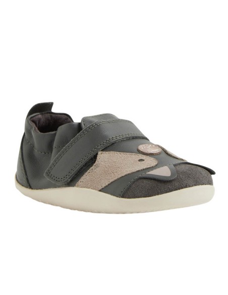 Zapatos respetuosos primeros pasos Bobux Scrunch Gris