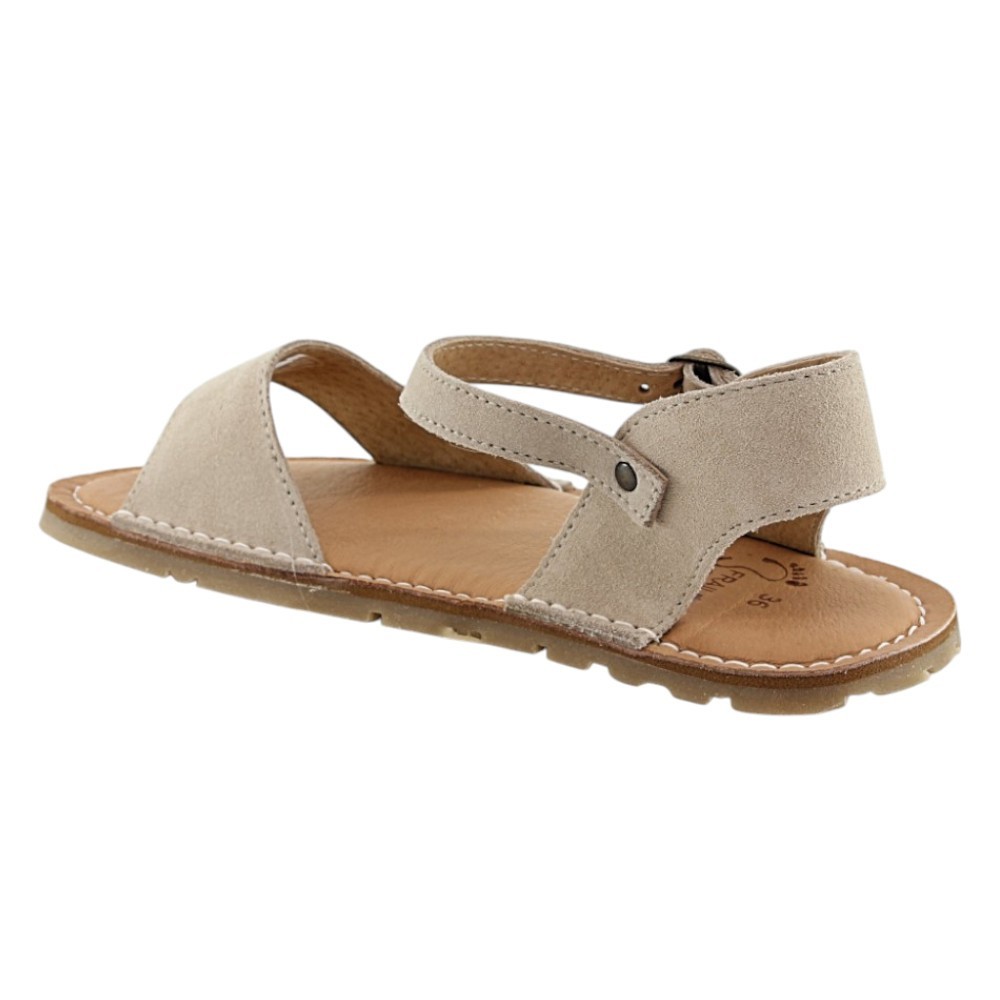 Sandalias barefoot Boston Aitana Serraje Beige