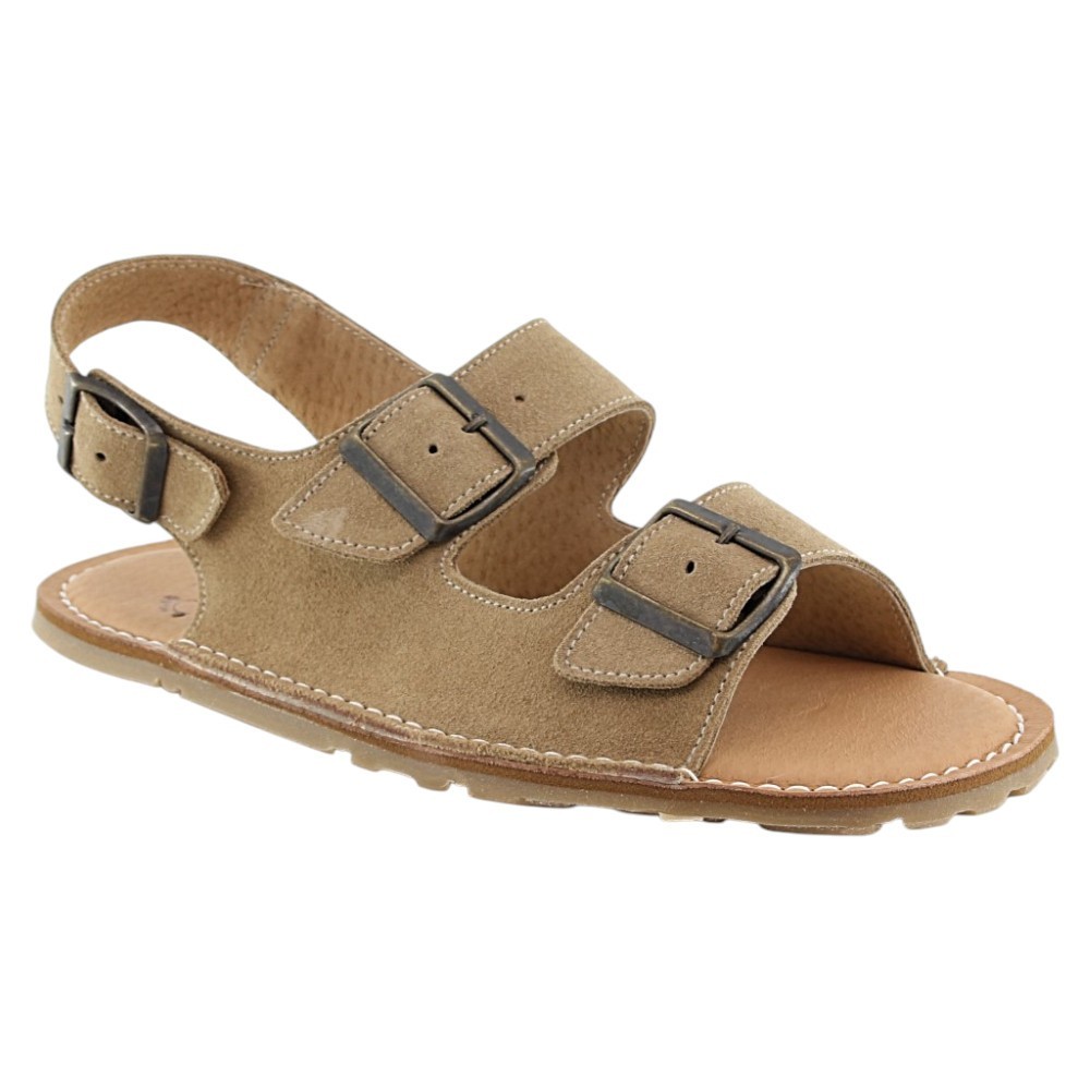 Sandalias barefoot Boston Lamine Serraje Marrón