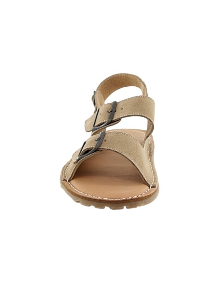 Sandalias barefoot Boston Lamine Serraje Marrón