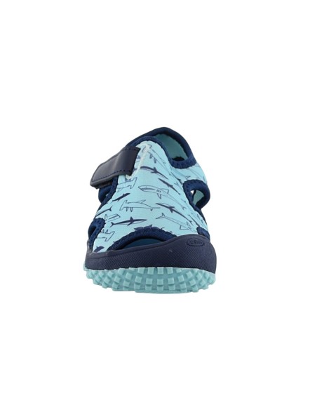 Sandalias de agua Bubble Kids Tiburones Celeste