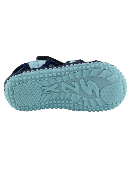 Sandalias de agua Bubble Kids Tiburones Celeste