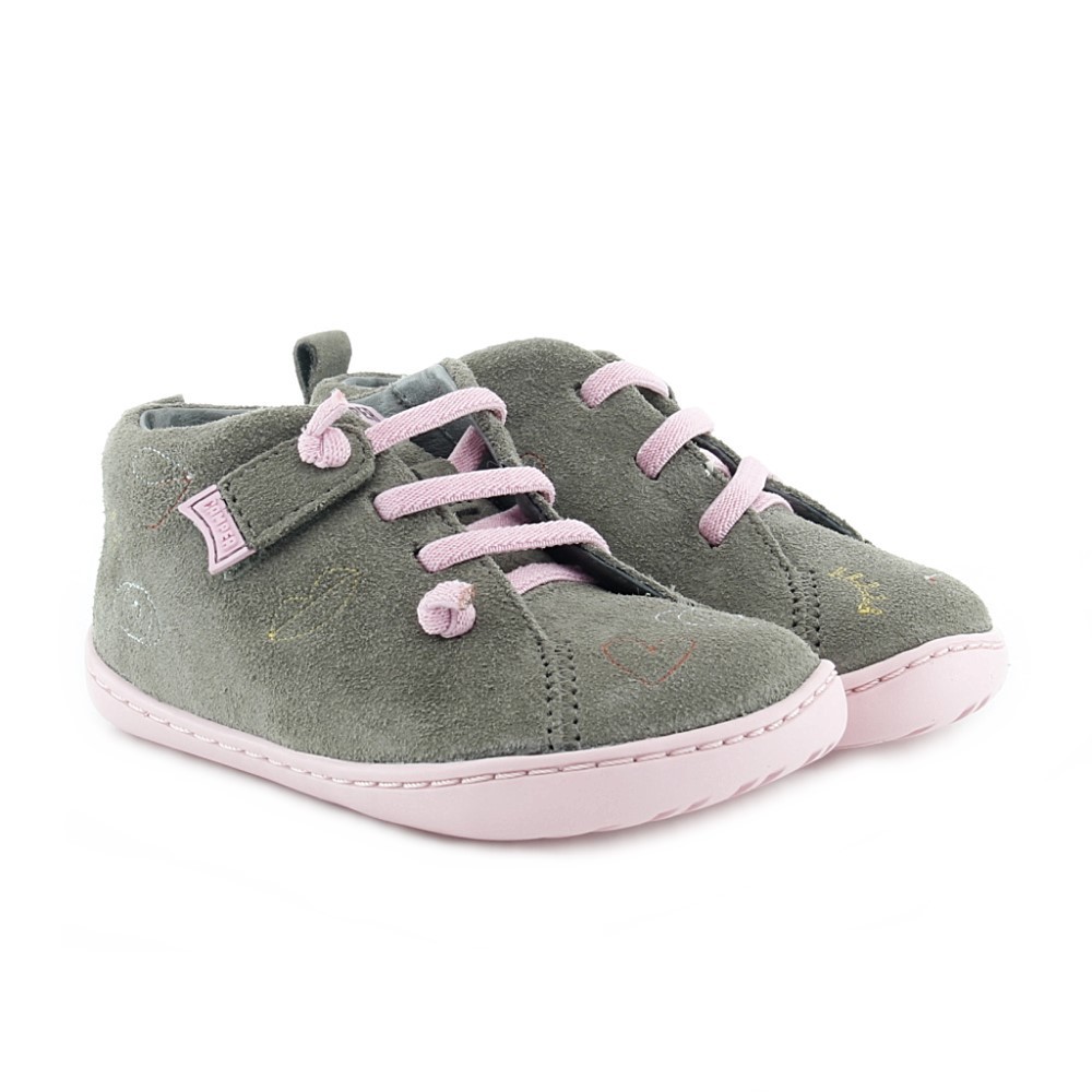 Zapatos Camper kids Twins Marrón-Rosa