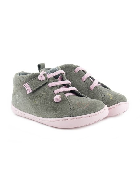 Zapatos Camper kids Twins Marrón-Rosa