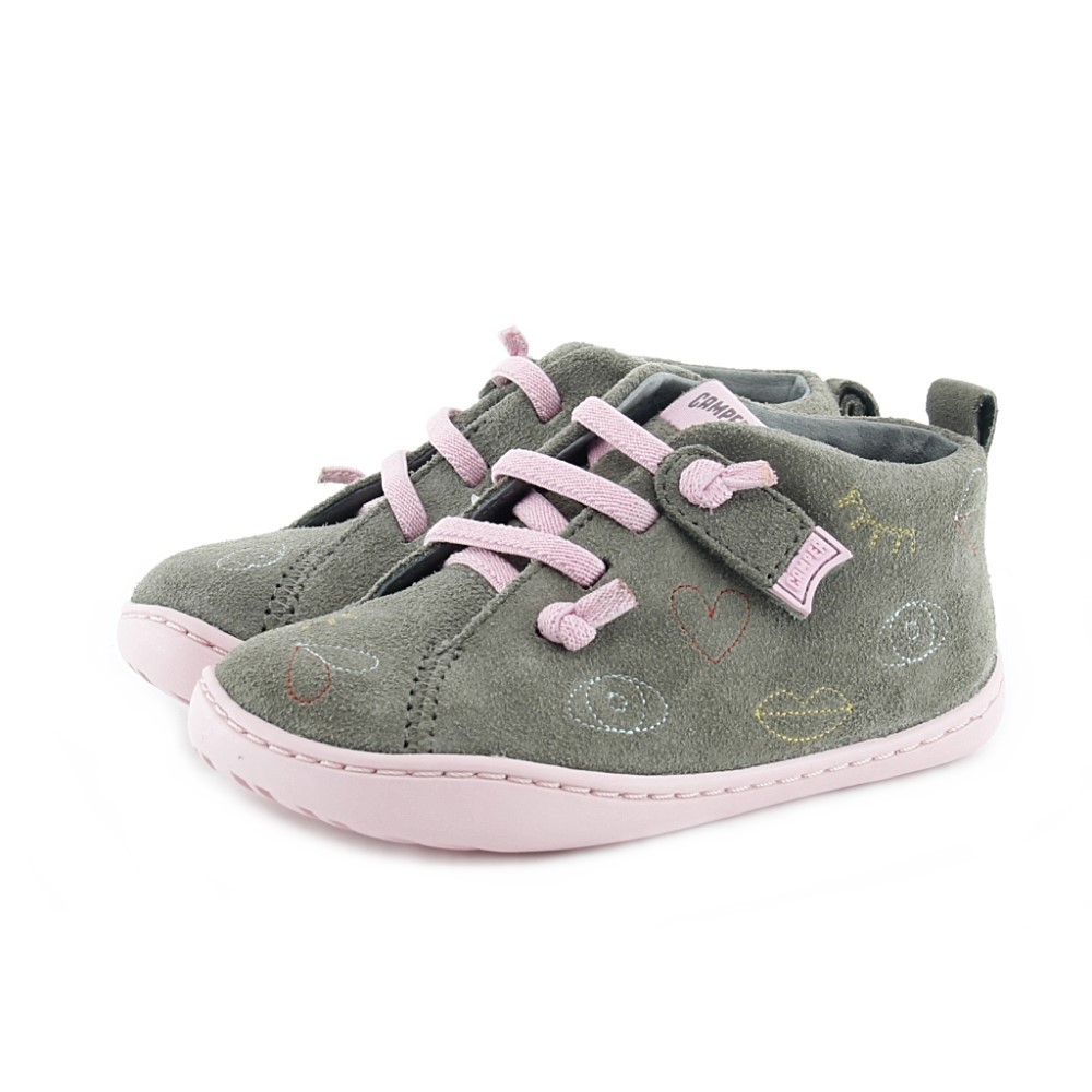 Zapatos Camper kids Twins Marrón-Rosa