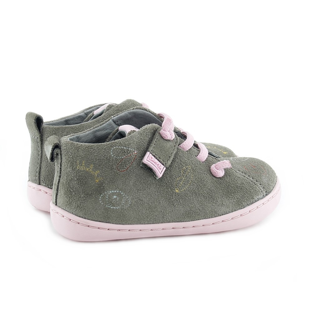 Zapatos Camper kids Twins Marrón-Rosa