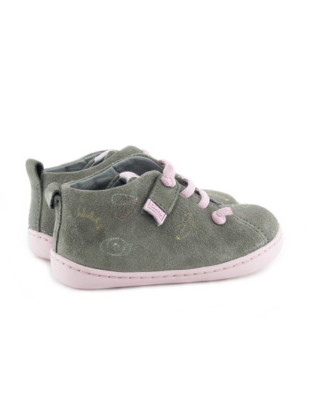 Zapatos Camper kids Twins Marrón-Rosa