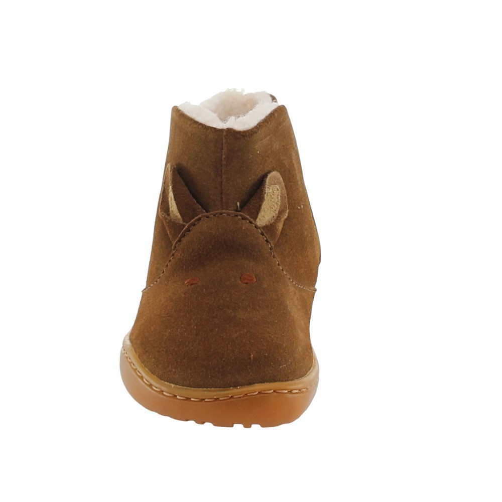 Botines Camper Peu Marrón borreguito