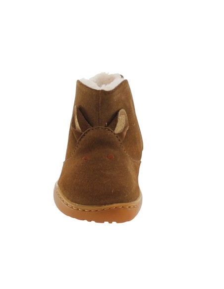 Botines Camper Peu Marrón borreguito