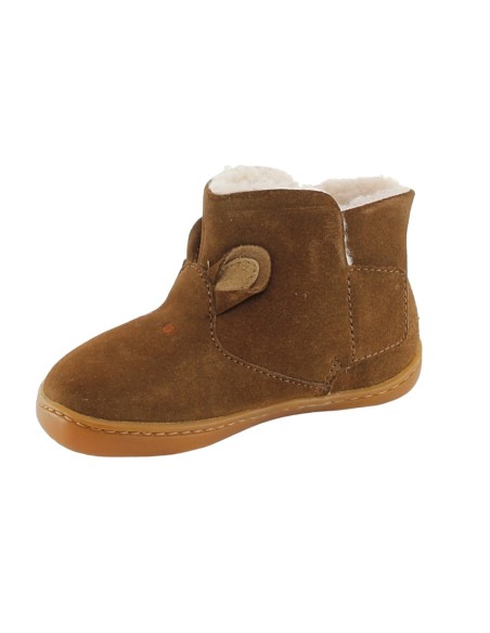 Botines Camper Peu Marrón borreguito