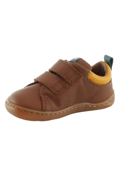 Zapatos Camper Kids Peu velcro Marrón