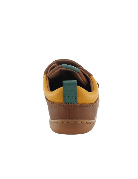 Zapatos Camper Kids Peu velcro Marrón