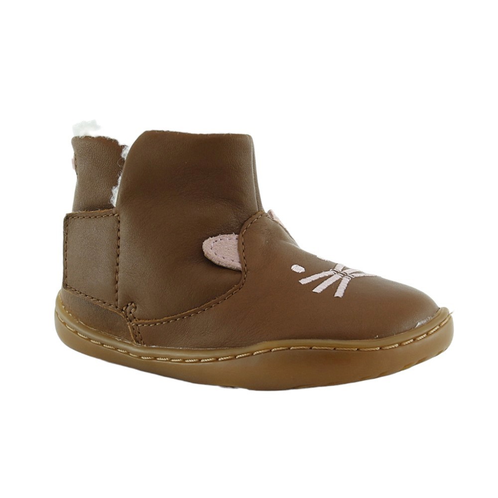 Botines Camper Kids Twins Marrón