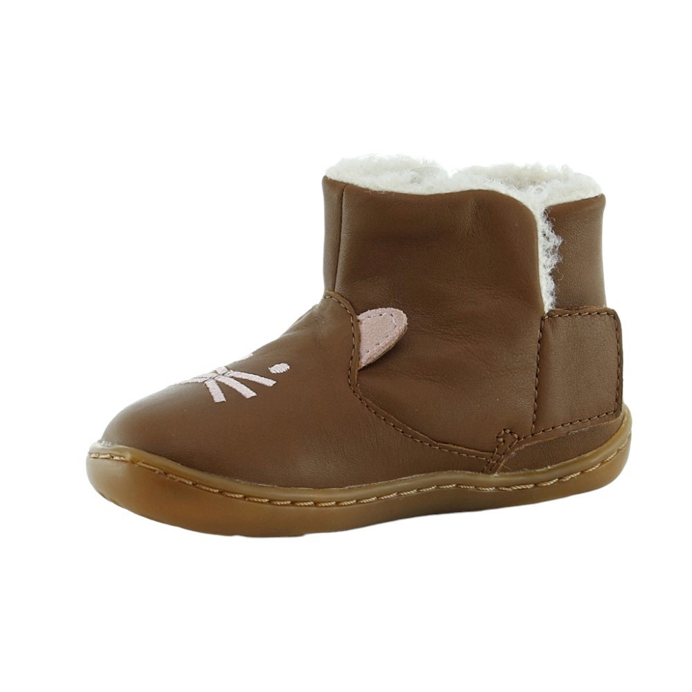 Botines Camper Kids Twins Marrón