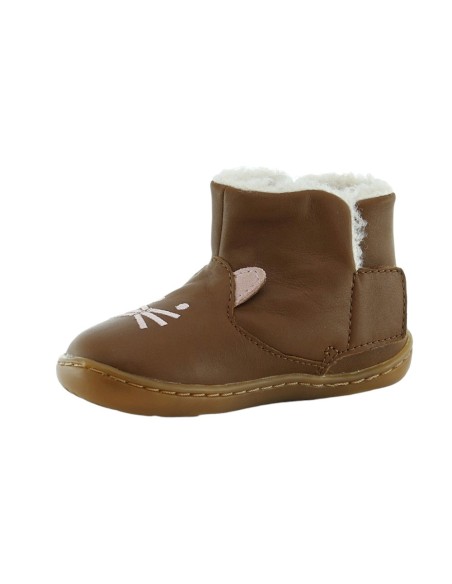 Botines Camper Kids Twins Marrón