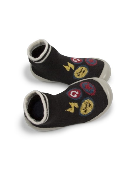 Calecetines con suela Collégien Pins Negro