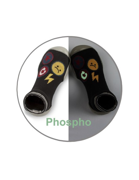 Calecetines con suela Collégien Pins Negro