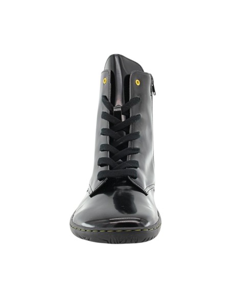 Botines Coqueflex barefoot Charol Negro suela Adam