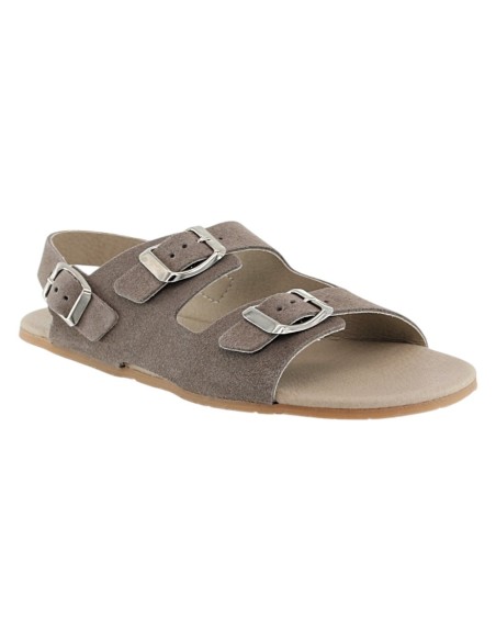 Sandalias barefoot Coqueflex 3 hebillas 1560 Gris