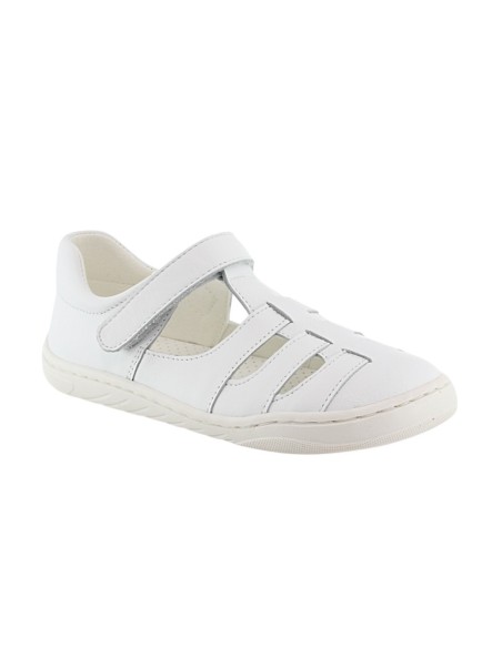Sandalias barefoot cerradas Dispares Combi Blanco