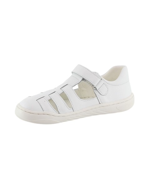 Sandalias barefoot cerradas Dispares Combi Blanco