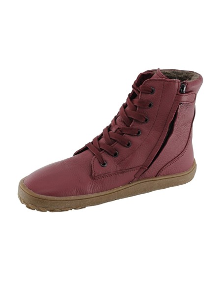 Botines impermeables barefoot Froddo Tex Laces Granate