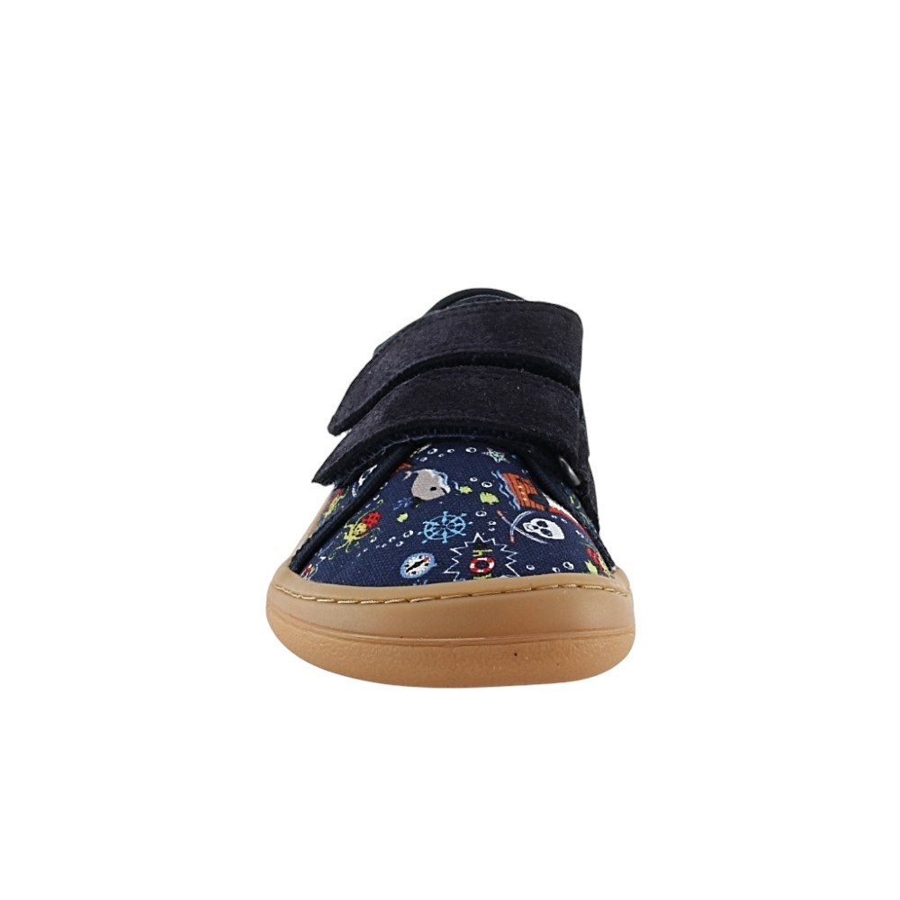 Zapatillas barefoot de lona Froddo Mar Azul