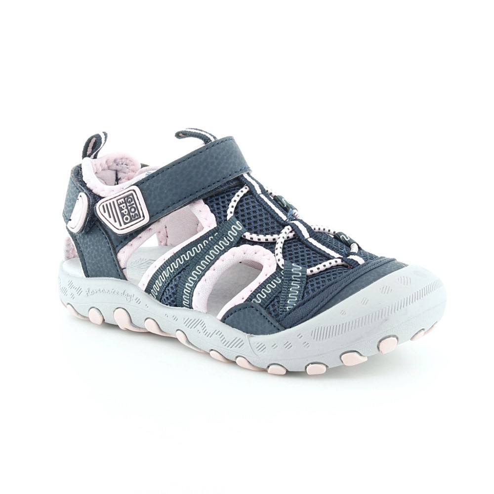 Sandalias Gioseppo Mazatalan Azul-Rosa.