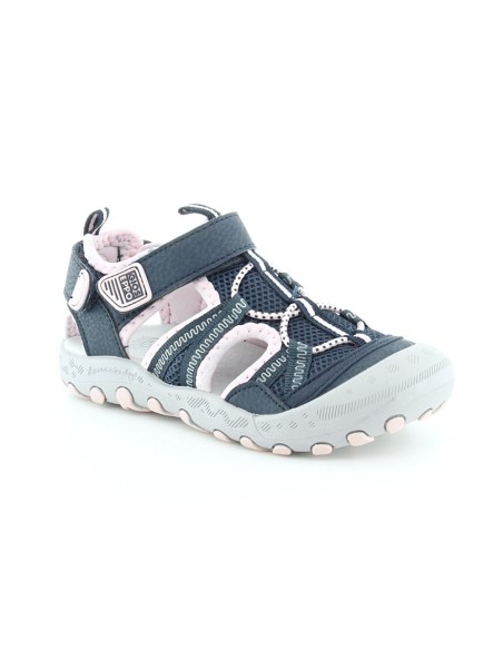 Sandalias Gioseppo Mazatalan Azul-Rosa.