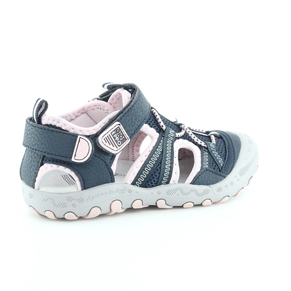Sandalias Gioseppo Mazatalan Azul-Rosa.
