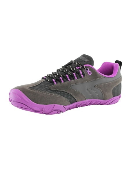 Botines Hi-Tec impermeables barefoot Figaro Gris-Lila
